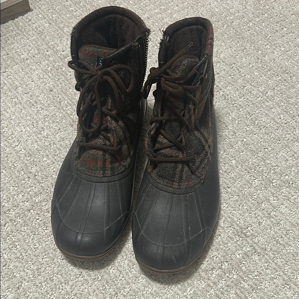 Sperry Women's Winter Boots - Black and Brown